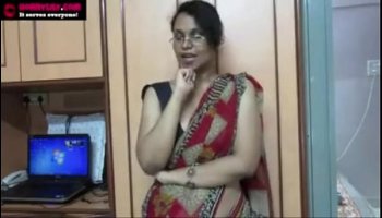 Horny lily giving indian porn lesson to young students